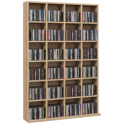 HOMCOM CD Storage Unit with Adjustable Shelves, Suitable for up to 456 CDs, 89 x 130.5 cm Additional View 14
