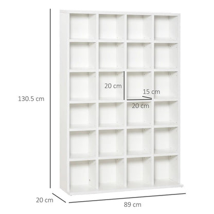 HOMCOM CD Storage Unit with Adjustable Shelves, Suitable for up to 456 CDs, 89 x 130.5 cm Additional View 18