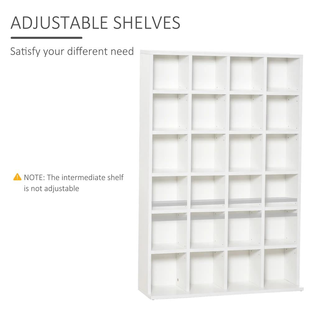 HOMCOM CD Storage Unit with Adjustable Shelves, Suitable for up to 456 CDs, 89 x 130.5 cm Additional View 20
