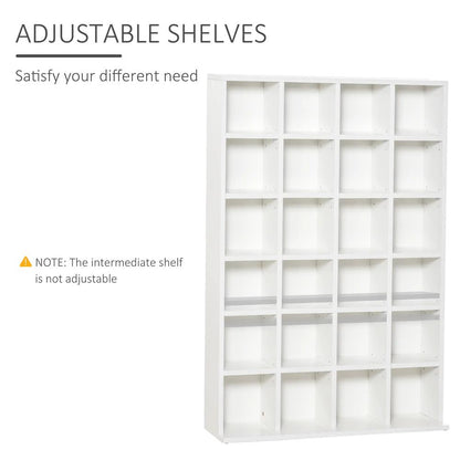 HOMCOM CD Storage Unit with Adjustable Shelves, Suitable for up to 456 CDs, 89 x 130.5 cm Additional View 20