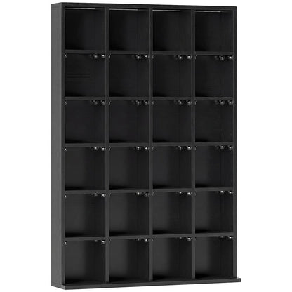HOMCOM CD Storage Unit with Adjustable Shelves, Suitable for up to 456 CDs, 89 x 130.5 cm Additional View 26