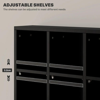 HOMCOM CD Storage Unit with Adjustable Shelves, Suitable for up to 456 CDs, 89 x 130.5 cm Additional View 30