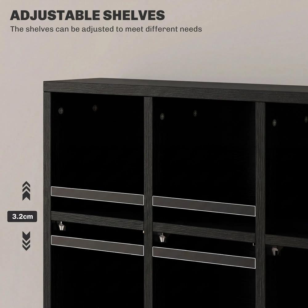 HOMCOM CD Storage Unit with Adjustable Shelves, Suitable for up to 456 CDs, 89 x 130.5 cm Additional View 34