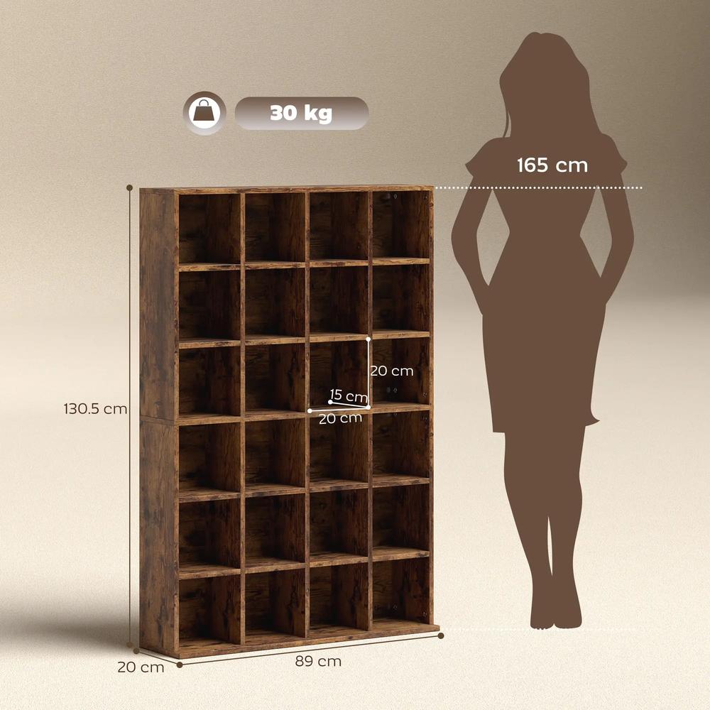 HOMCOM CD Storage Unit with Adjustable Shelves, Suitable for up to 456 CDs, 89 x 130.5 cm Additional View 43