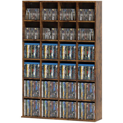 HOMCOM CD Storage Unit with Adjustable Shelves, Suitable for up to 456 CDs, 89 x 130.5 cm Additional View 50