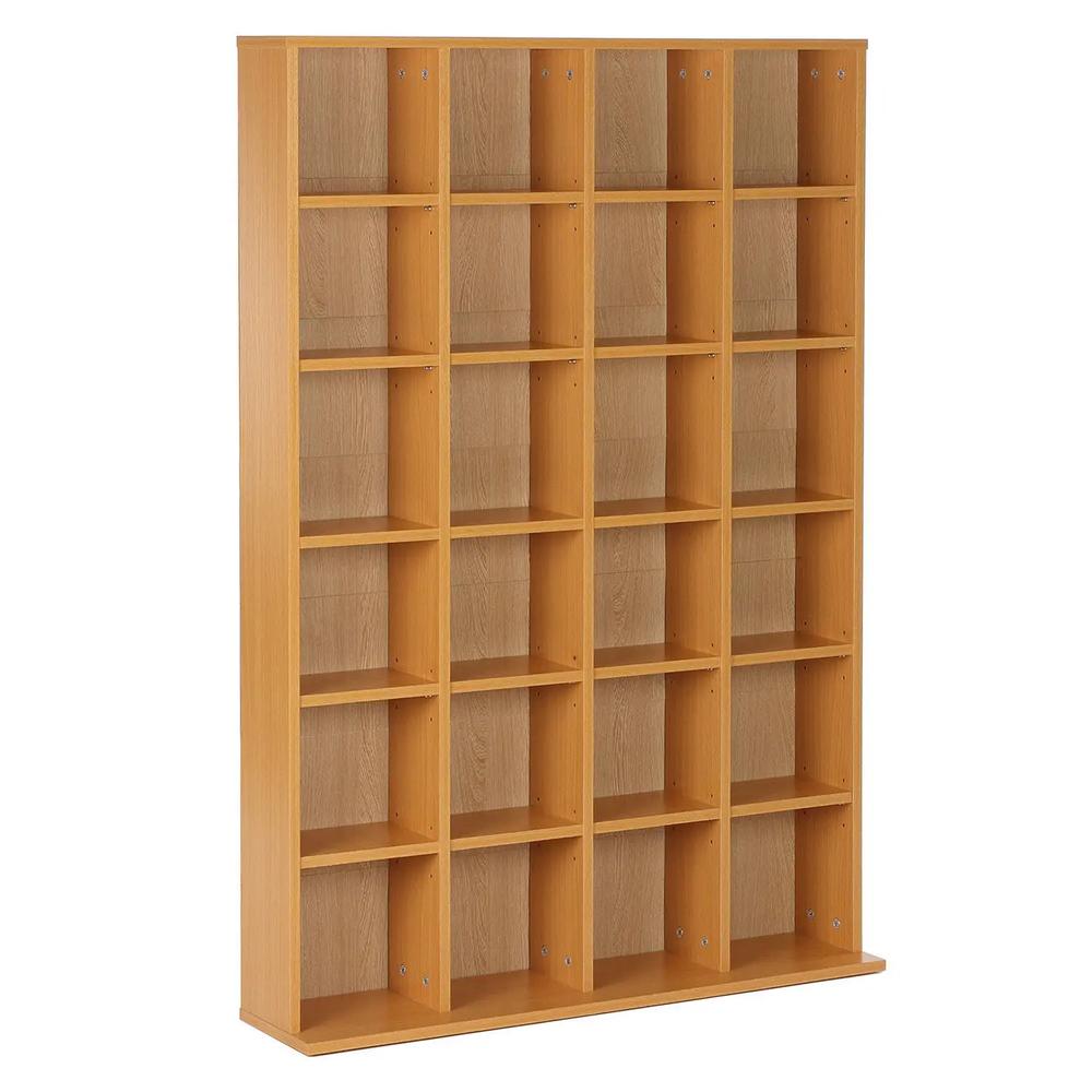 HOMCOM CD Storage Unit with Adjustable Shelves, Suitable for up to 456 CDs, 89 x 130.5 cm Additional View 51