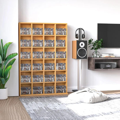 HOMCOM CD Storage Unit with Adjustable Shelves, Suitable for up to 456 CDs, 89 x 130.5 cm Additional View 52