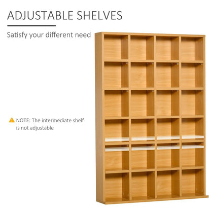 HOMCOM CD Storage Unit with Adjustable Shelves, Suitable for up to 456 CDs, 89 x 130.5 cm Additional View 55