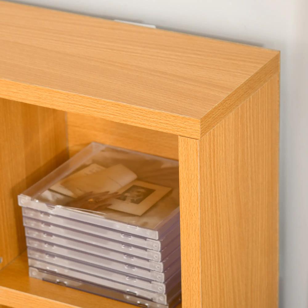 HOMCOM CD Storage Unit with Adjustable Shelves, Suitable for up to 456 CDs, 89 x 130.5 cm Additional View 57