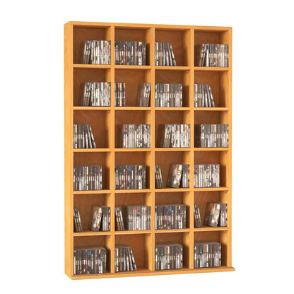 HOMCOM CD Storage Unit with Adjustable Shelves, Suitable for up to 456 CDs, 89 x 130.5 cm Additional View 60