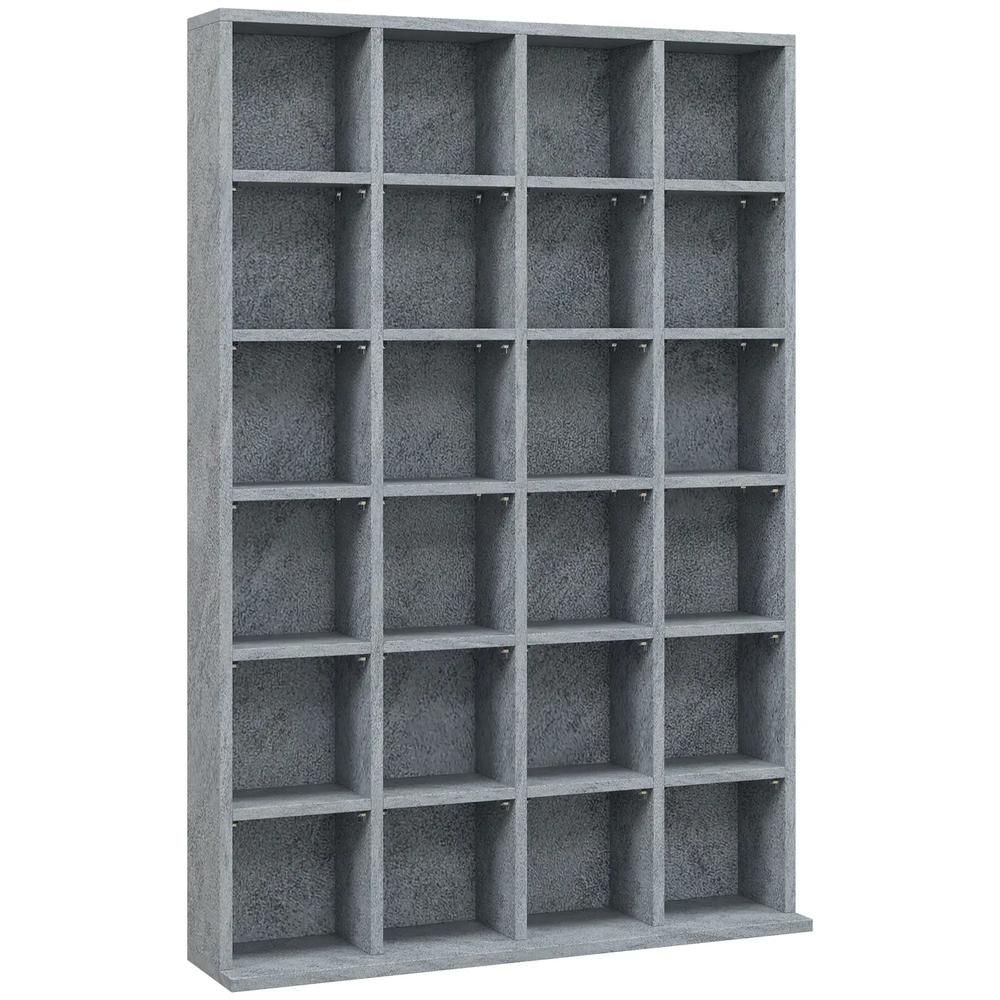 HOMCOM CD Storage Unit with Adjustable Shelves, Suitable for up to 456 CDs, 89 x 130.5 cm Additional View 61