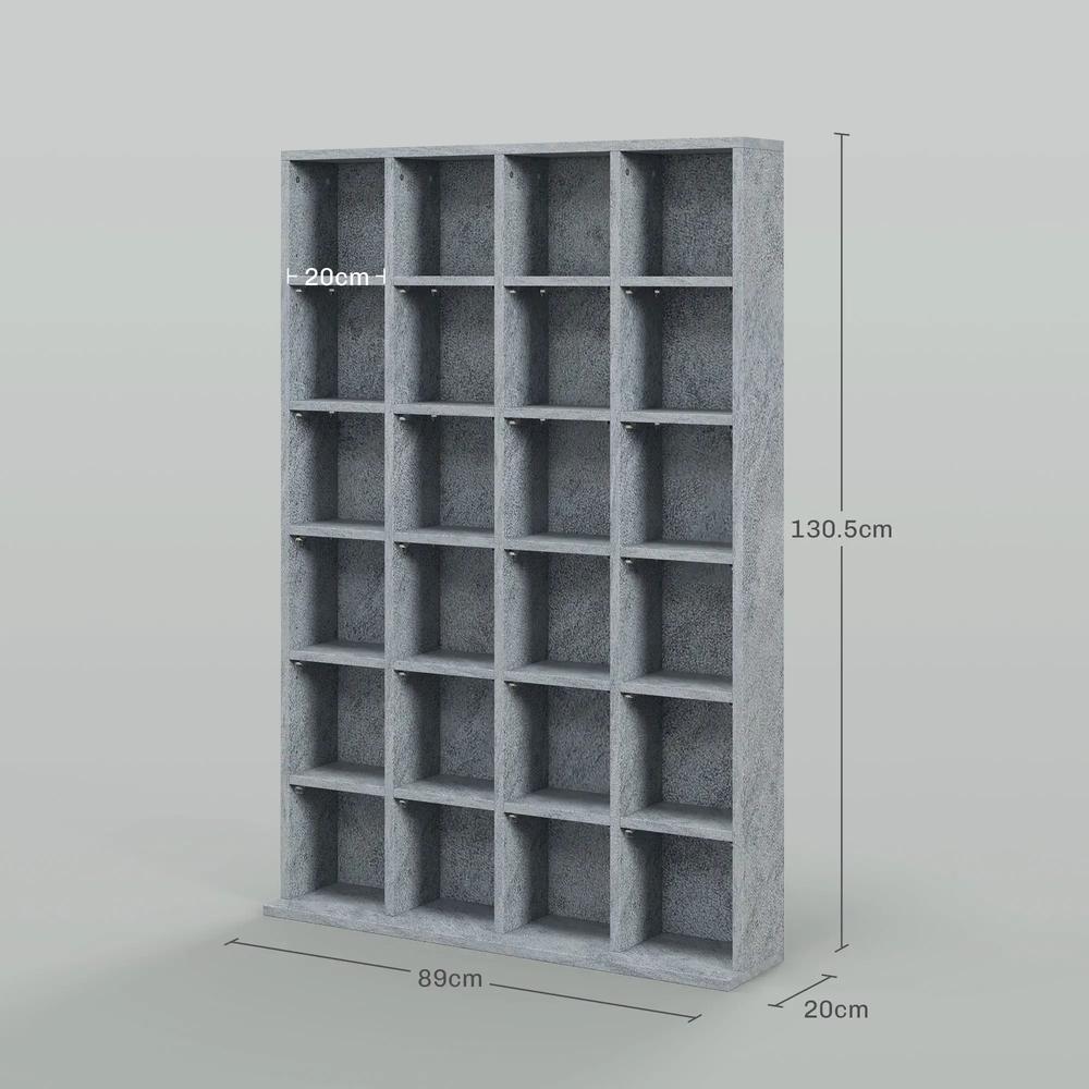 HOMCOM CD Storage Unit with Adjustable Shelves, Suitable for up to 456 CDs, 89 x 130.5 cm Additional View 63