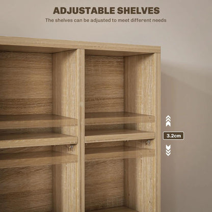HOMCOM CD Storage Unit with Adjustable Shelves, Suitable for up to 456 CDs, 89 x 130.5 cm Additional View 7