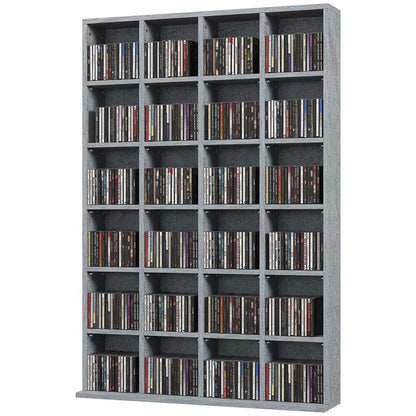 HOMCOM CD Storage Unit with Adjustable Shelves, Suitable for up to 456 CDs, 89 x 130.5 cm Additional View 71