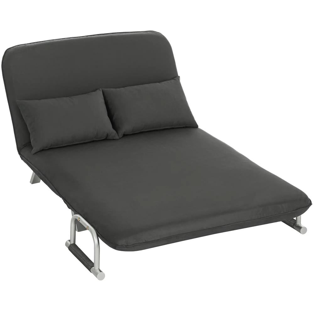 HOMCOM Two-Seater Click-Clack Sofa Bed Additional View 11