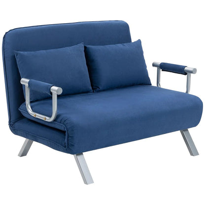 HOMCOM Two-Seater Click-Clack Sofa Bed Additional View 22