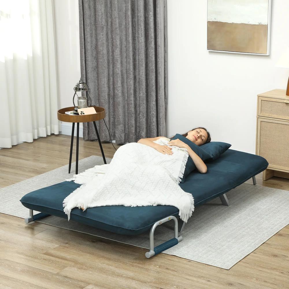 HOMCOM Two-Seater Click-Clack Sofa Bed Additional View 30