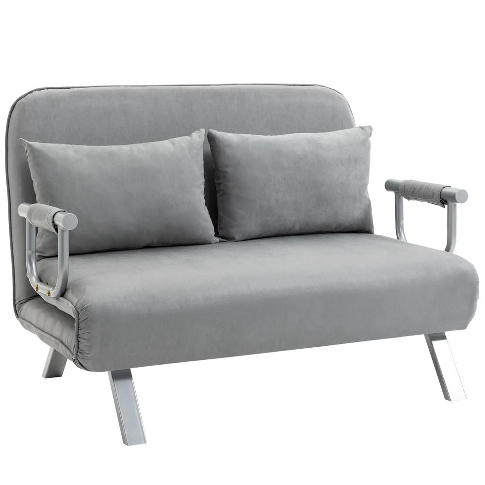 HOMCOM Two-Seater Click-Clack Sofa Bed Additional View 34