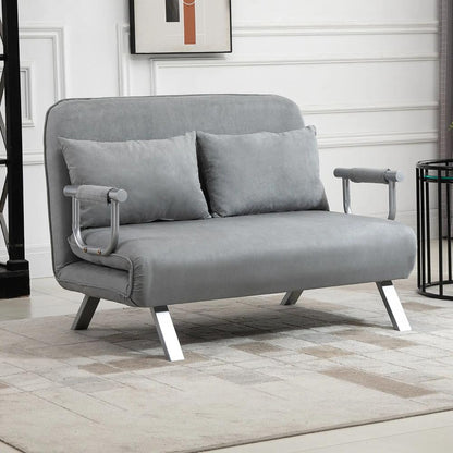 HOMCOM Two-Seater Click-Clack Sofa Bed Additional View 35