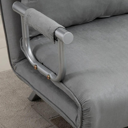 HOMCOM Two-Seater Click-Clack Sofa Bed Additional View 41