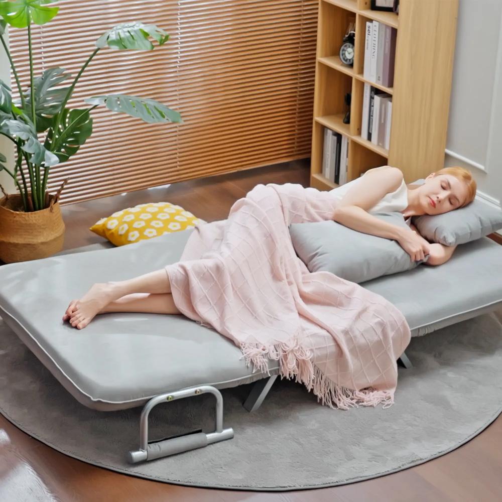 HOMCOM Two-Seater Click-Clack Sofa Bed Additional View 44