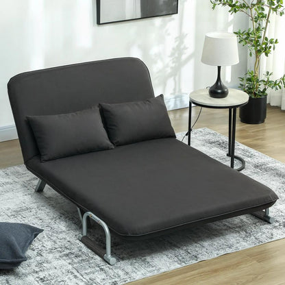 HOMCOM Two-Seater Click-Clack Sofa Bed Additional View 10