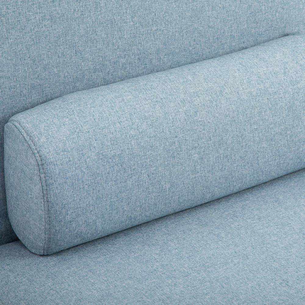 HOMCOM Single Sofa Chair Bed, Linen Fabric 3-in-1 Convertible Sleeper Chair with 5-Position Adjustable Backrest, 75cm Wide Seat, Pillow for Living Room, Bedroom Additional View 23