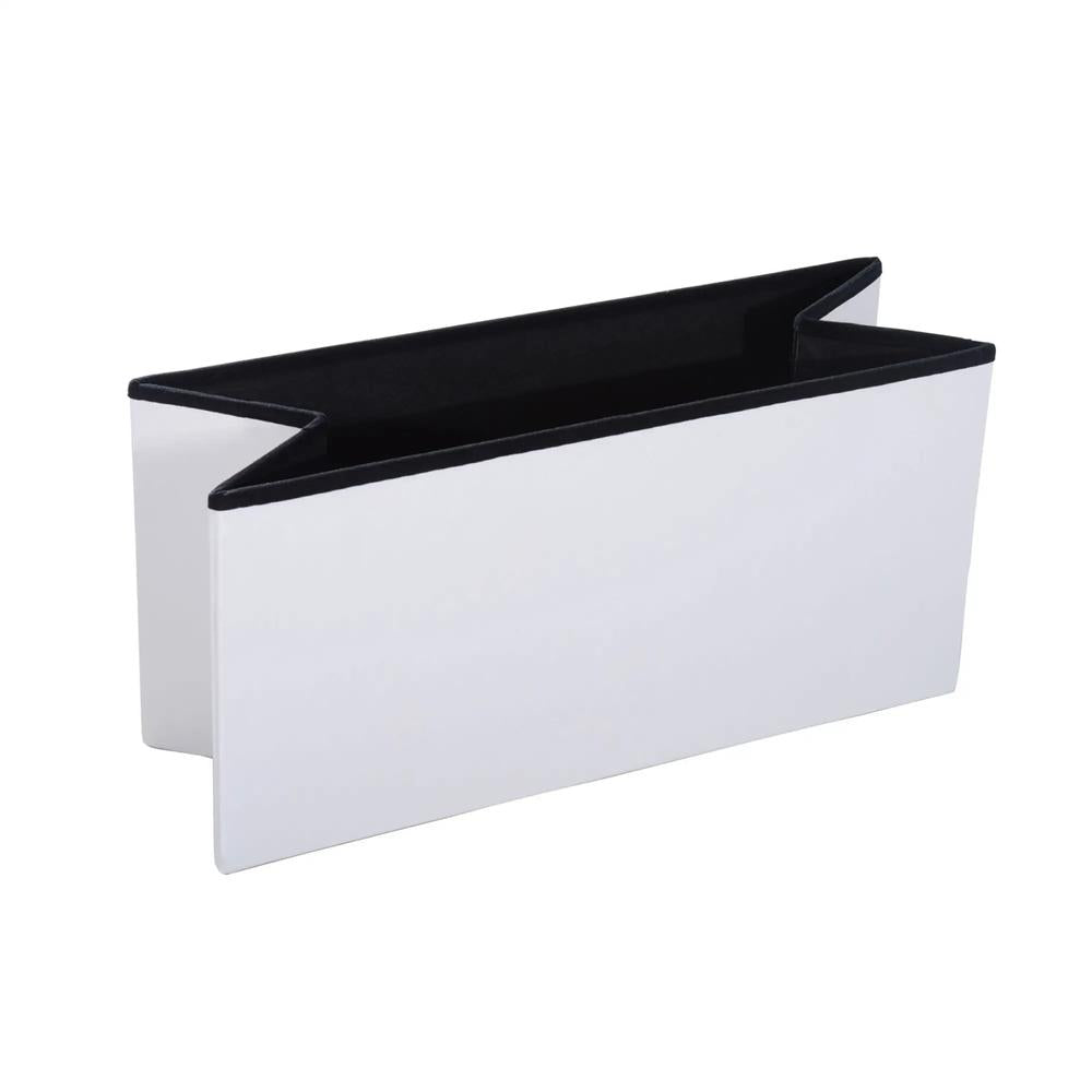 HOMCOM Folding Faux Leather Storage Cube Ottoman Bench Seat PU Rectangular Footrest Stool Box Additional View 19