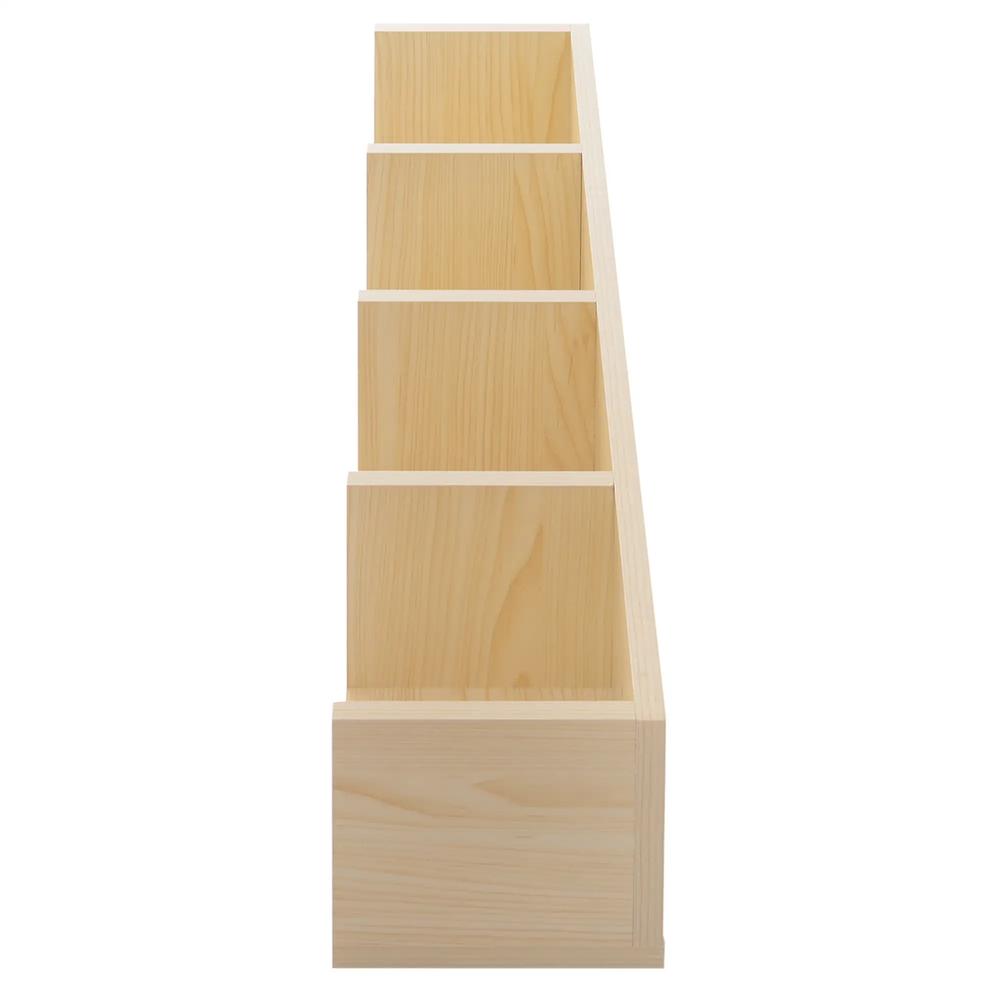HOMCOM Wall Mount 84 CD / 56 DVD/Blu-ray/ Media Storage Rack 4 Cubes Wooden Shelf Organizer Unit Bookcase Display Additional View 19