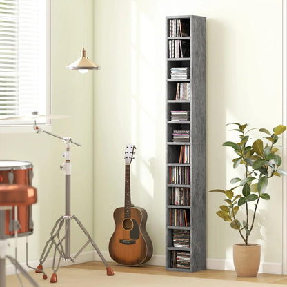 HOMCOM 204 CD Tall Narrow Media Storage Tower Additional View 13