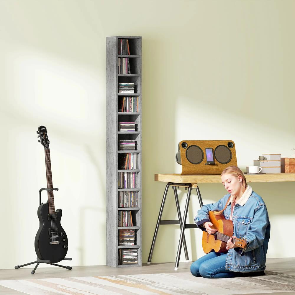 HOMCOM 204 CD Tall Narrow Media Storage Tower Additional View 18