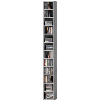 HOMCOM 204 CD Tall Narrow Media Storage Tower Additional View 22