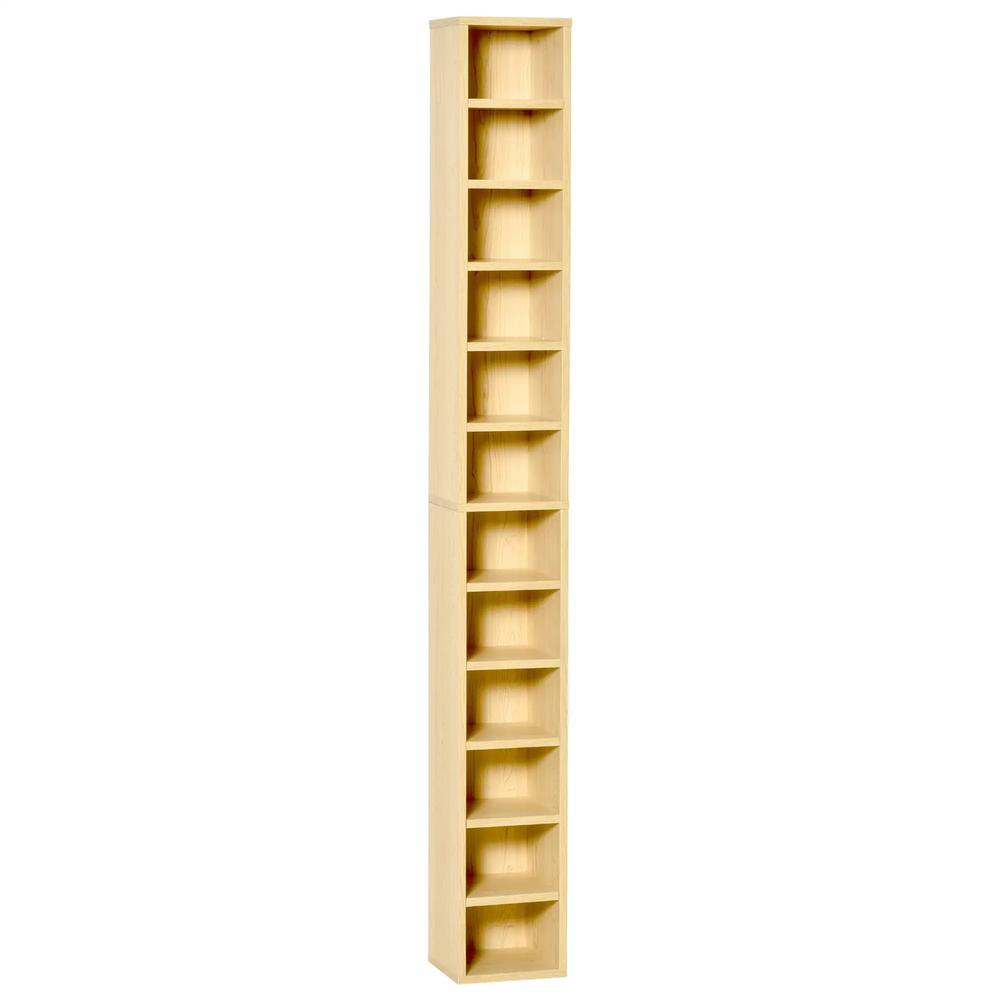 HOMCOM 204 CD Tall Narrow Media Storage Tower Additional View 23