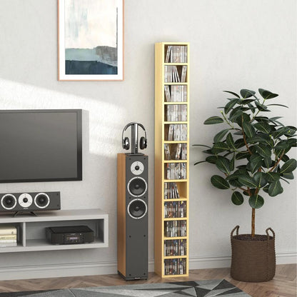 HOMCOM 204 CD Tall Narrow Media Storage Tower Additional View 24