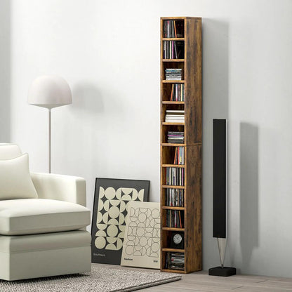 HOMCOM 204 CD Tall Narrow Media Storage Tower Additional View 34