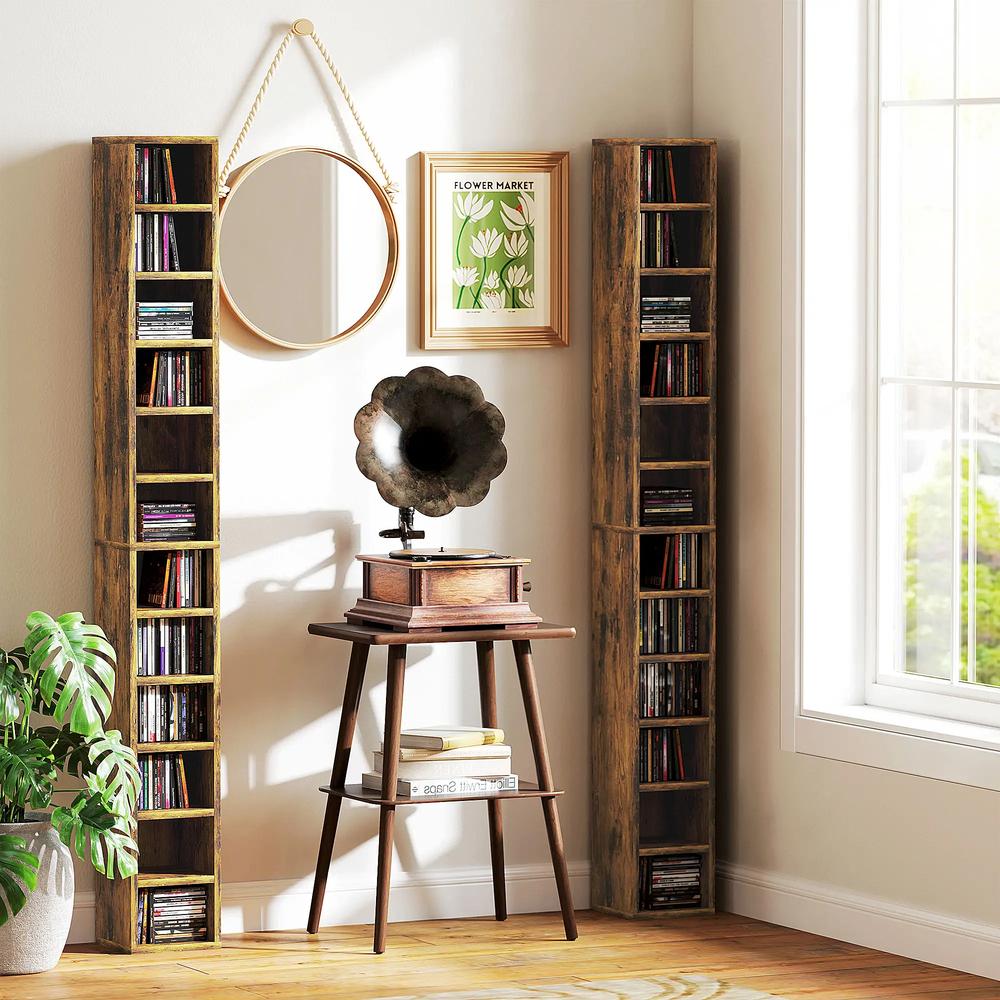 HOMCOM 204 CD Tall Narrow Media Storage Tower Additional View 39