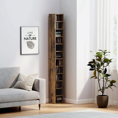 HOMCOM 204 CD Tall Narrow Media Storage Tower Additional View 40