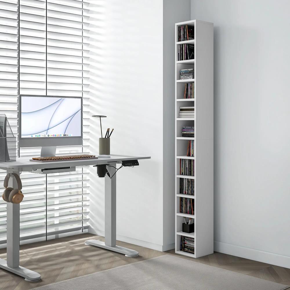 HOMCOM 204 CD Tall Narrow Media Storage Tower Additional View 49