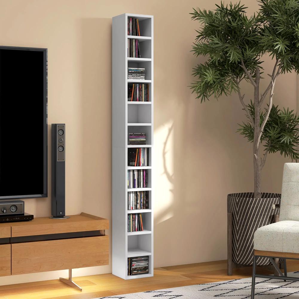 HOMCOM 204 CD Tall Narrow Media Storage Tower Additional View 50