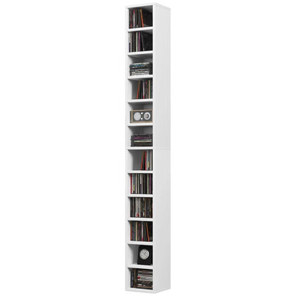 HOMCOM 204 CD Tall Narrow Media Storage Tower Additional View 52