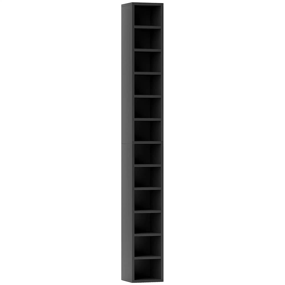 HOMCOM 204 CD Tall Narrow Media Storage Tower