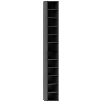 HOMCOM 204 CD Tall Narrow Media Storage Tower