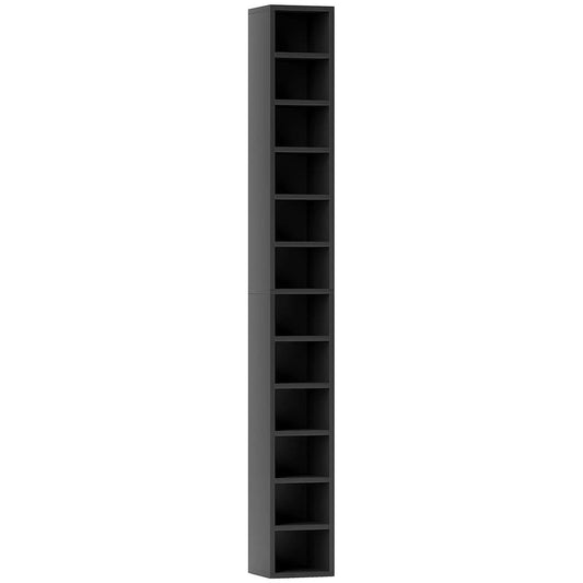 HOMCOM 204 CD Tall Narrow Media Storage Tower