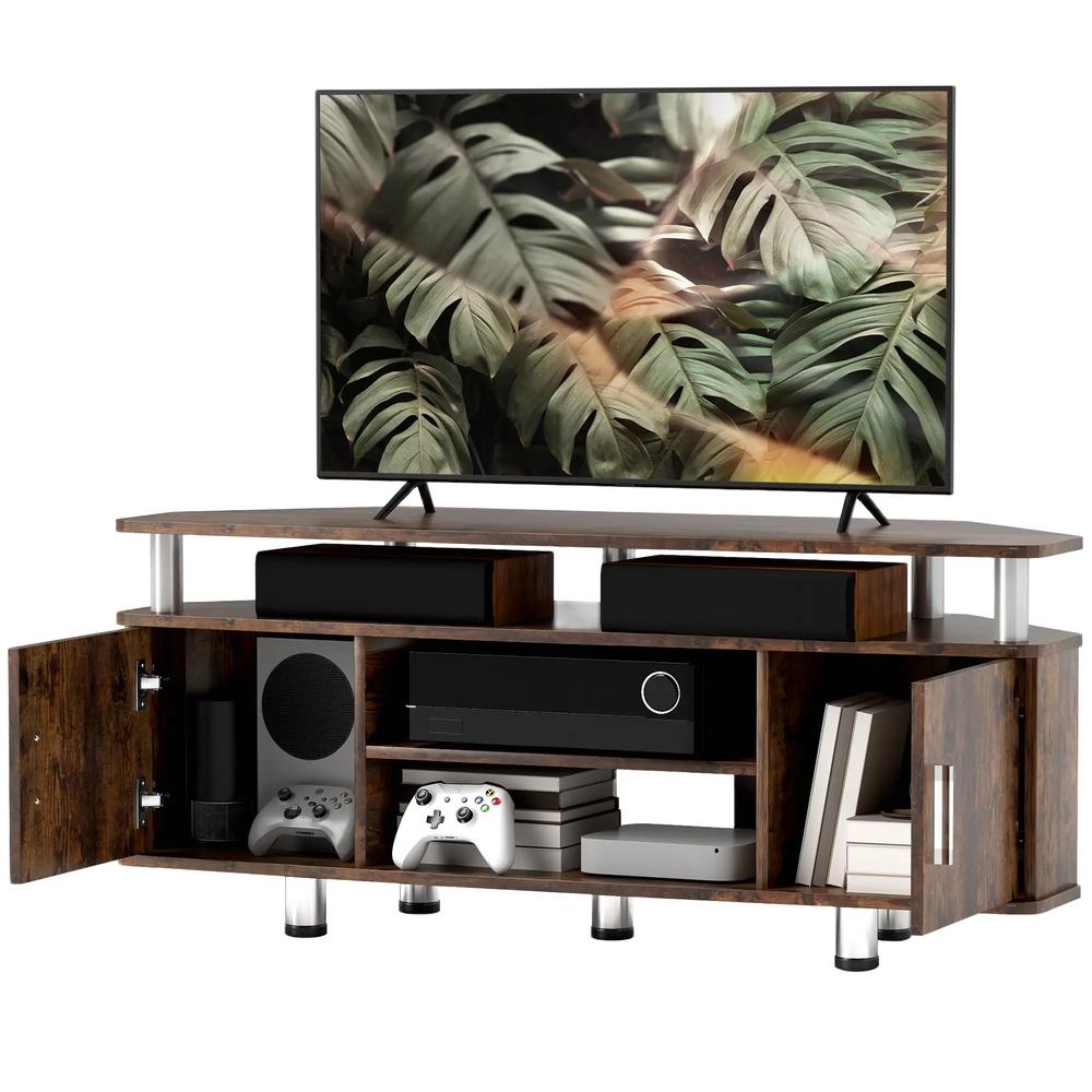 HOMCOM TV Unit Cabinet for TVs up to 55 Inches with Storage Shelves and Cupboard, Entertainment Centre for Living Room Additional View 12
