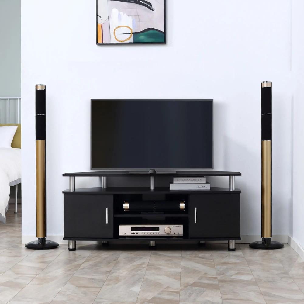 HOMCOM TV Unit Cabinet for TVs up to 55 Inches with Storage Shelves and Cupboard, Entertainment Centre for Living Room Additional View 14