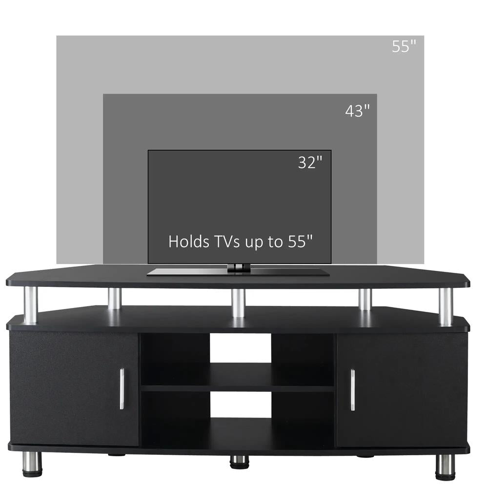 HOMCOM TV Unit Cabinet for TVs up to 55 Inches with Storage Shelves and Cupboard, Entertainment Centre for Living Room Additional View 16