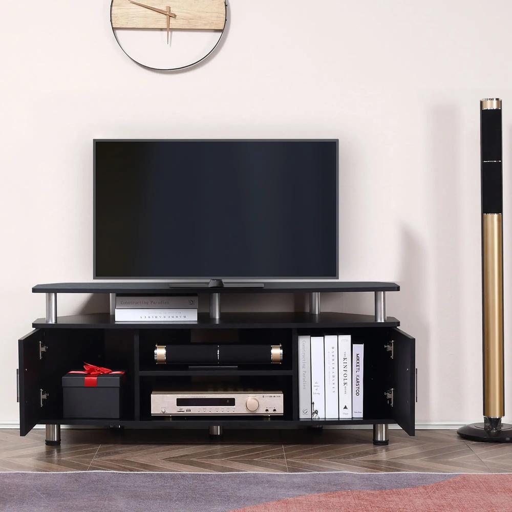 HOMCOM TV Unit Cabinet for TVs up to 55 Inches with Storage Shelves and Cupboard, Entertainment Centre for Living Room Additional View 19