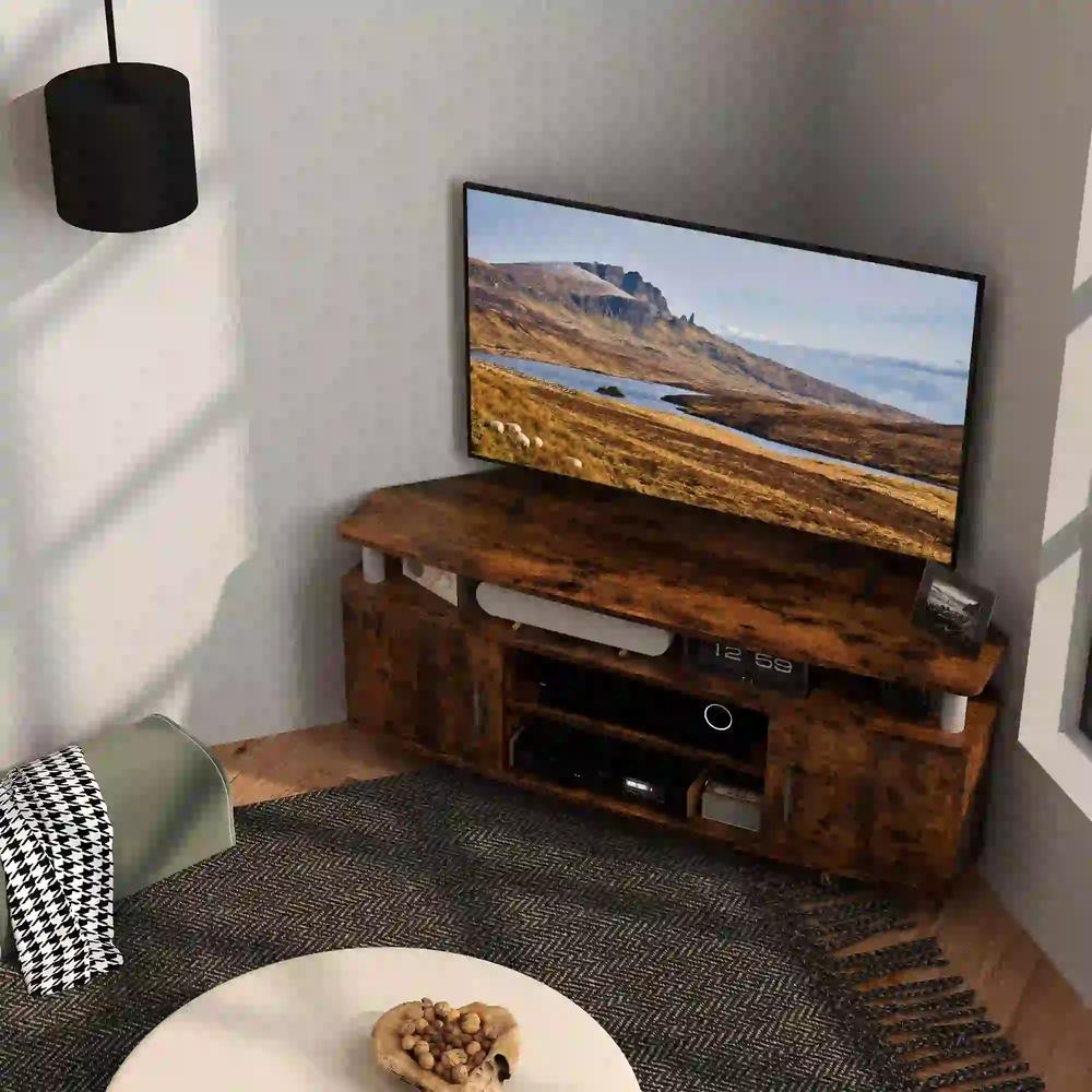 HOMCOM TV Unit Cabinet for TVs up to 55 Inches with Storage Shelves and Cupboard, Entertainment Centre for Living Room Additional View 8