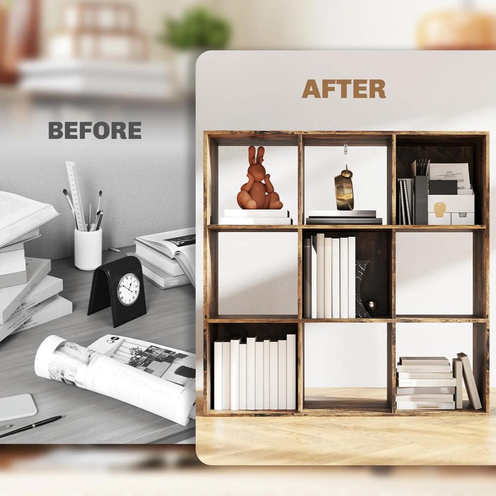 HOMCOM Nine-Cube Storage Shelf Additional View 40