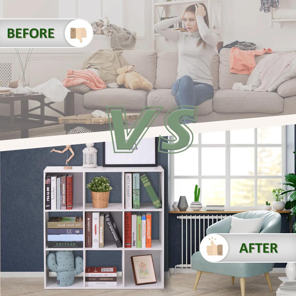 HOMCOM Nine-Cube Storage Shelf Additional View 51